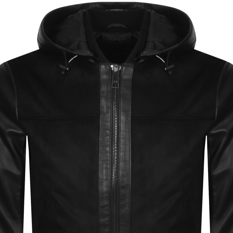 Alternative Image for ProductArmani Exchange Logo Jacket Black2